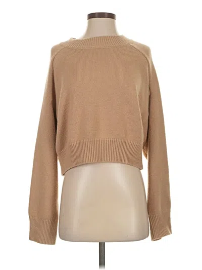 Pre-owned Olivaceous Pullover Sweater In Brown