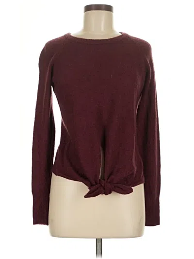 Pre-owned Olivaceous Pullover Sweater In Burgundy