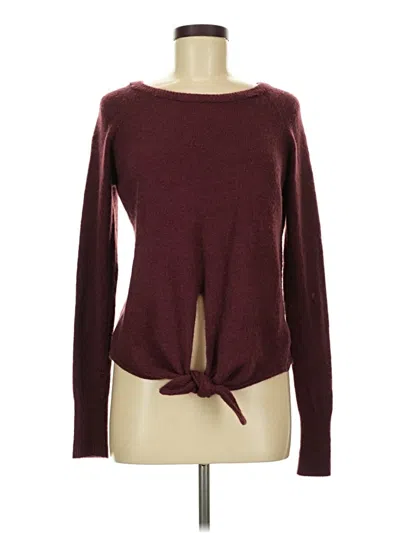 Pre-owned Olivaceous Pullover Sweater In Burgundy