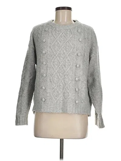 Pre-owned Olivaceous Pullover Sweater In Gray