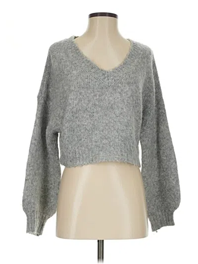 Pre-owned Olivaceous Pullover Sweater In Gray
