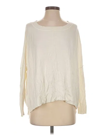 Pre-owned Olivaceous Pullover Sweater In Ivory