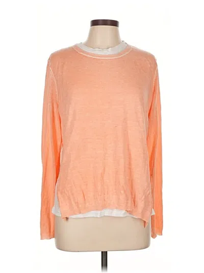 Pre-owned Olivaceous Pullover Sweater In Orange