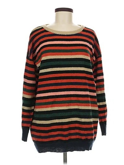 Pre-owned Olivaceous Pullover Sweater In Orange