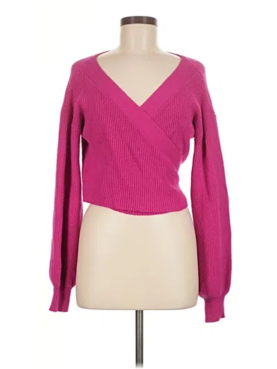 Pre-owned Olivaceous Pullover Sweater In Pink