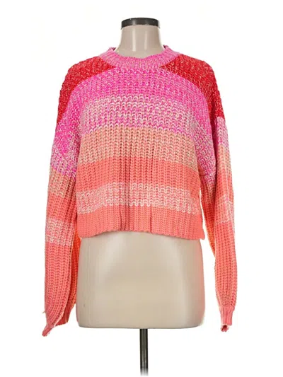 Pre-owned Olivaceous Pullover Sweater In Pink