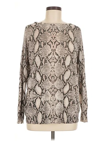 Pre-owned Olivaceous Pullover Sweater In Silver