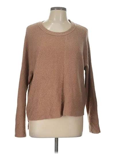 Pre-owned Olivaceous Pullover Sweater In Tan
