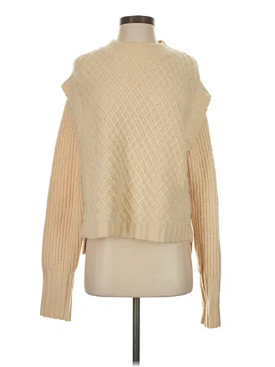 Pre-owned Olivaceous Pullover Sweater In Tan