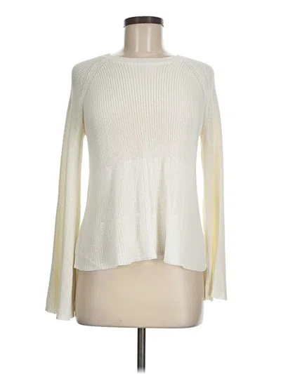 Pre-owned Olivaceous Pullover Sweater In White