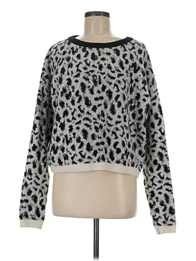 Pre-owned Olivaceous Pullover Sweater In White