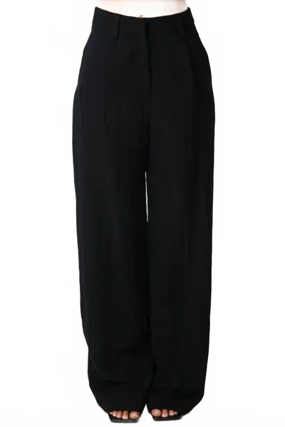 Olivaceous Renew Wide Leg Pants In Black
