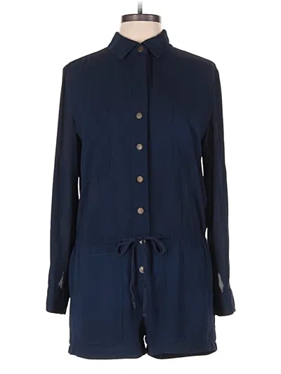 Pre-owned Olivaceous Romper In Blue