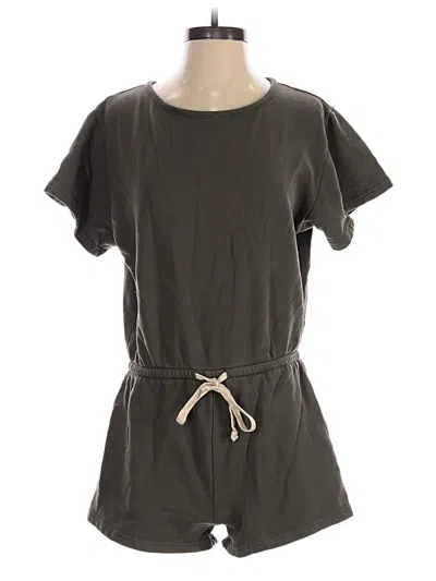 Pre-owned Olivaceous Romper In Gray