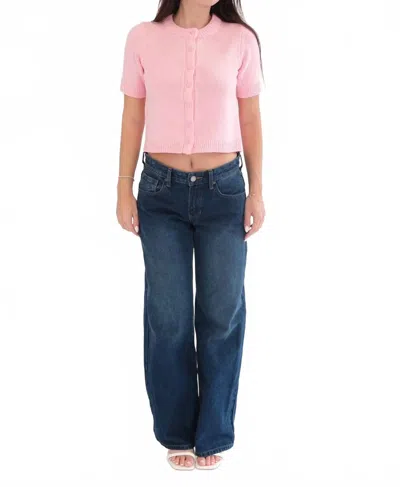 Olivaceous Rosie Knit Sweater In Pink