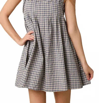 Olivaceous Ruby Mini Dress In Navy In Multi