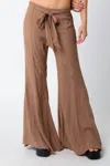 Olivaceous Sabrina Flare Pant In Earth In Multi