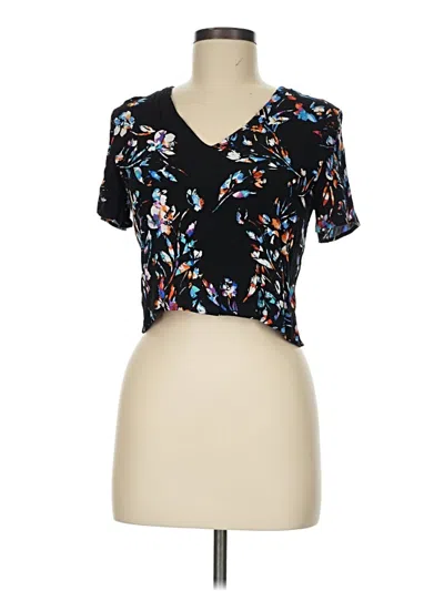 Pre-owned Olivaceous Short Sleeve T-shirt In Black