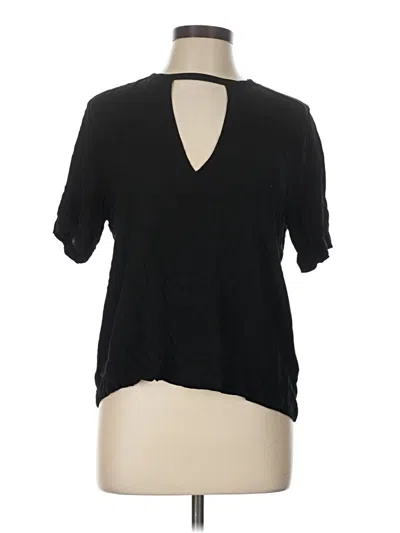 Pre-owned Olivaceous Short Sleeve T-shirt In Black