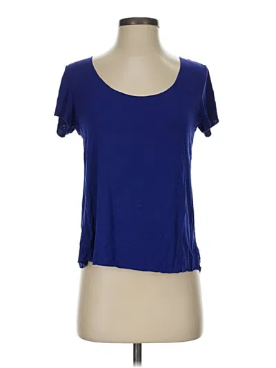 Pre-owned Olivaceous Short Sleeve T-shirt In Blue