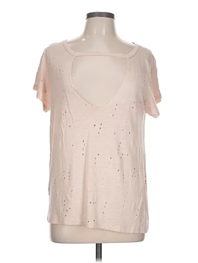 Pre-owned Olivaceous Short Sleeve T-shirt In Tan