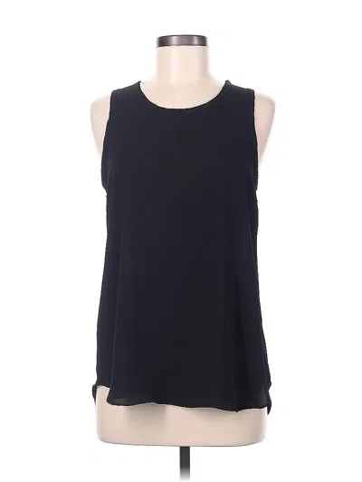Pre-owned Olivaceous Sleeveless Blouse In Black
