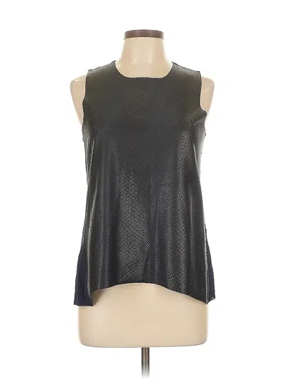 Pre-owned Olivaceous Sleeveless Blouse In Black