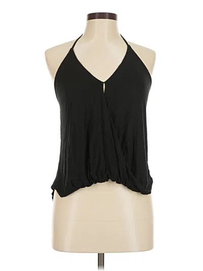 Pre-owned Olivaceous Sleeveless Blouse In Black
