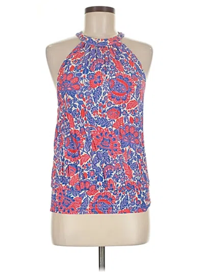 Pre-owned Olivaceous Sleeveless Blouse In Blue