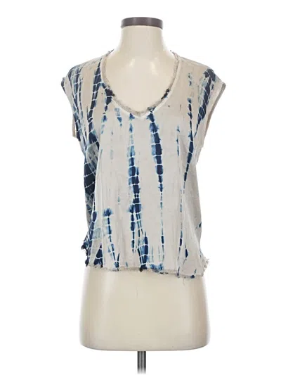 Pre-owned Olivaceous Sleeveless Blouse In Blue