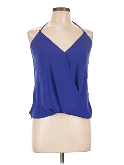 Pre-owned Olivaceous Sleeveless Blouse In Blue