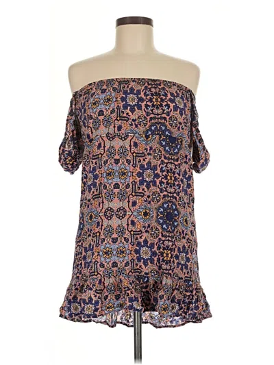 Pre-owned Olivaceous Sleeveless Blouse In Blue