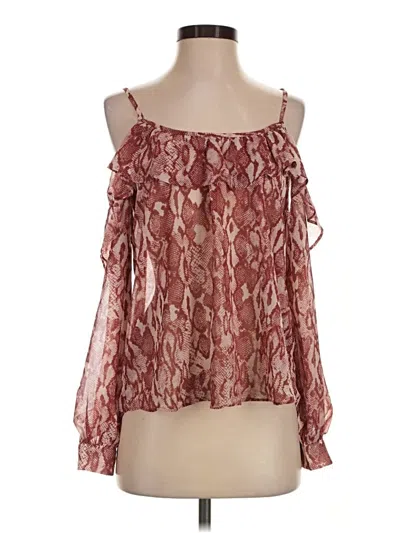 Olivaceous Sleeveless Blouse In Brown