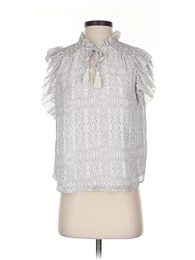 Pre-owned Olivaceous Sleeveless Blouse In Gray