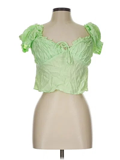 Pre-owned Olivaceous Sleeveless Blouse In Green