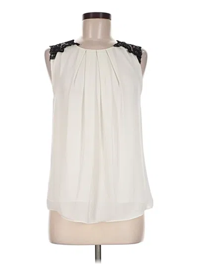 Pre-owned Olivaceous Sleeveless Blouse In Ivory