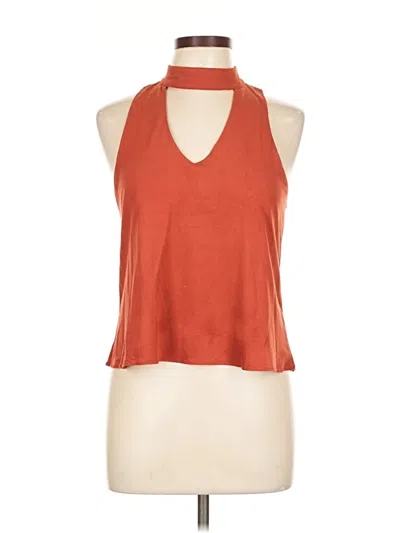Pre-owned Olivaceous Sleeveless Blouse In Orange