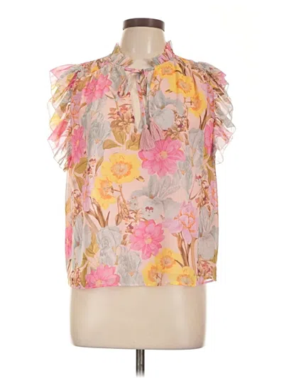 Pre-owned Olivaceous Sleeveless Blouse In Pink