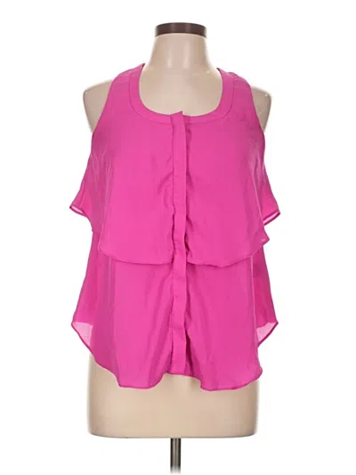 Pre-owned Olivaceous Sleeveless Blouse In Pink