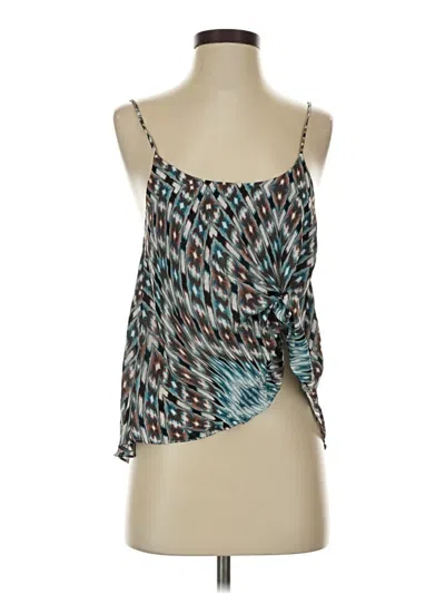 Pre-owned Olivaceous Sleeveless Blouse In Teal