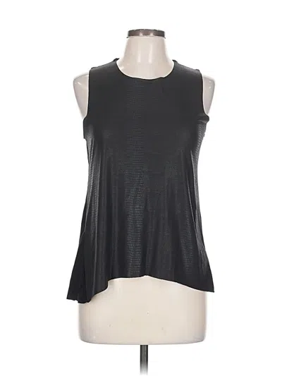 Pre-owned Olivaceous Sleeveless Top Gray Scoop Neck Tops