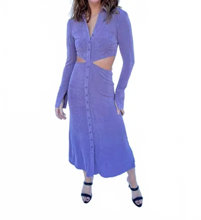 Olivaceous Sloan Dress In Purple