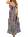 Olivaceous Solana Maxi Dress In Multicolor In Multi