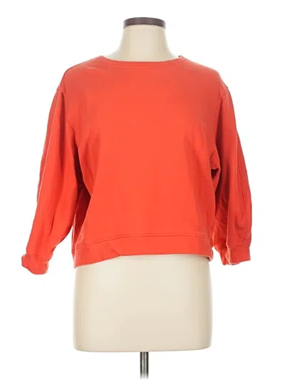 Pre-owned Olivaceous Sweatshirt In Orange