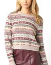Olivaceous Switzerland Sweater In Fair Isle In Multi