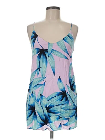 Pre-owned Olivaceous Tank Top Blue Strapless Neckline Tops