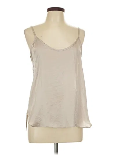 Pre-owned Olivaceous Tank Top Tan Halter Neckline Tops