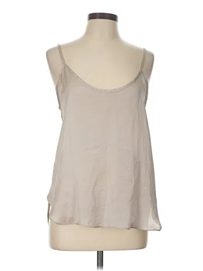 Pre-owned Olivaceous Tank Top Tan Halter Neckline Tops