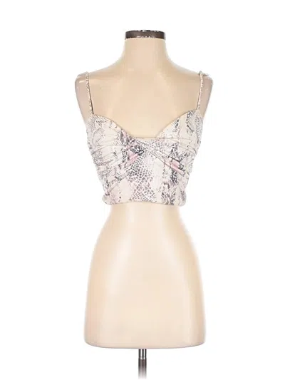 Pre-owned Olivaceous Tube Top Ivory Strapless Neckline Tops