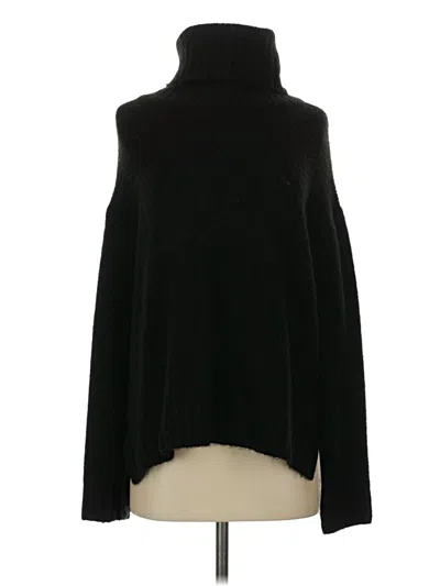 Pre-owned Olivaceous Turtleneck Sweater In Black
